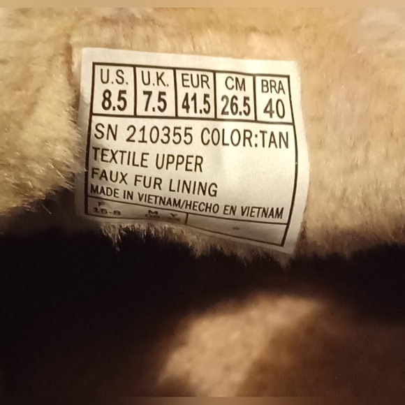 Skechers Light Brown Melson Willmore Foux Shearling Chukka Men's Shoes Size 8.5 - Picture 13 of 13